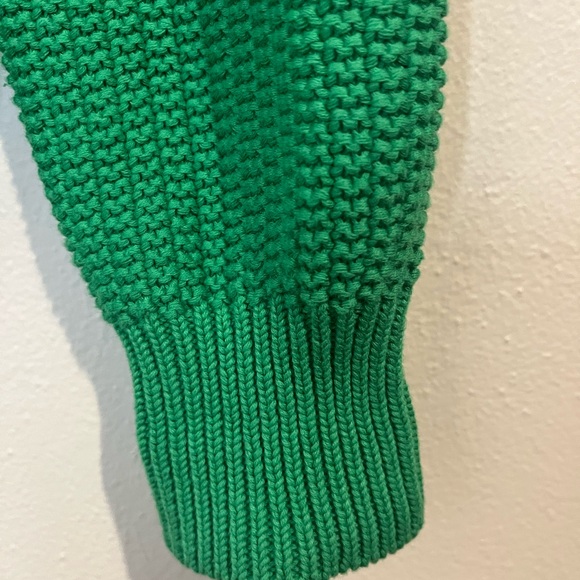 Repeat Green Cotton Rib Knit Cardigan Sweater size XS - Picture 6 of 10